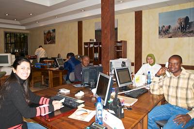 Tanzania office staff